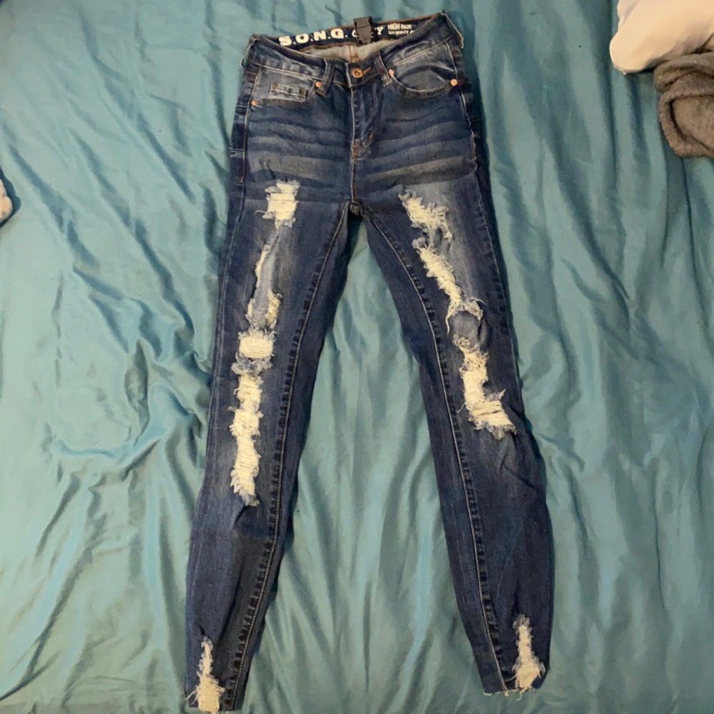 ripped jeans